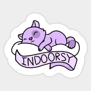 Indoorsy Sticker